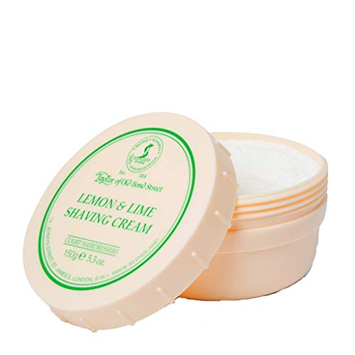 Taylor of Old Bond Street Lemon - Lime Shaving Cream Jar, 5.3-Ounce