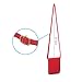 MINICAT Touch Screen Design Leather Mini Crossbody Cell Phone Wallet Purse Bag With Make Up Mirror(Red-Mirror)