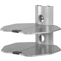 Cheetah Mounts AS2S Two (2) Shelf TV Component Wall Mount Shelving