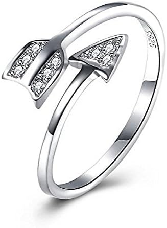 1MATCH Love Struck Arrow Wrap Ring - Mother's Day Gift, Size 5-7