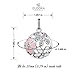 EUDORA Harmony Bola Summer Flower 20mm Musical Chime Pendant 30 inches Necklace