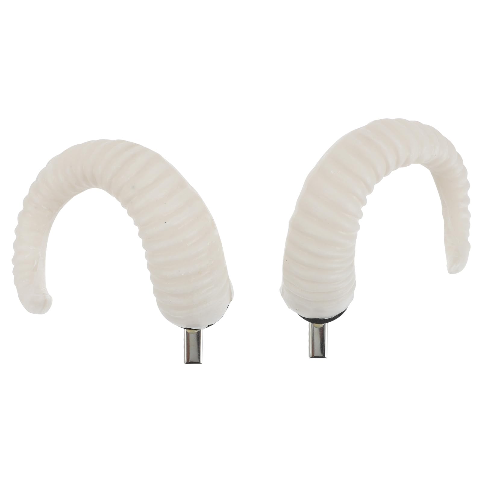 ABOOFAN Artificial Sheep Horn Hairpins Pair Lightweight Cosplay Horns Headband for Halloween Costume Party Accessories