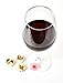Charles Viancin - Floral Drink Markers - Keep Track of Your Drinks - Easy Application and Removal - BPA-Free, Plastic Free, Food-Grade Silicone - Assorted Colors