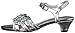 Jumping Jacks Shimmer Dress Sandal (Little Kid/Big Kid)