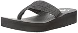 Skechers Cali Women's Vinyassa-Beweave It Flip Flop, Black Weave, 6 US/6 B US