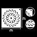 DaveandAthena 36 Pack Mandala Stencils Template Set Mandala Dot Painting Templates Stencils for DIY Painting Art Projects