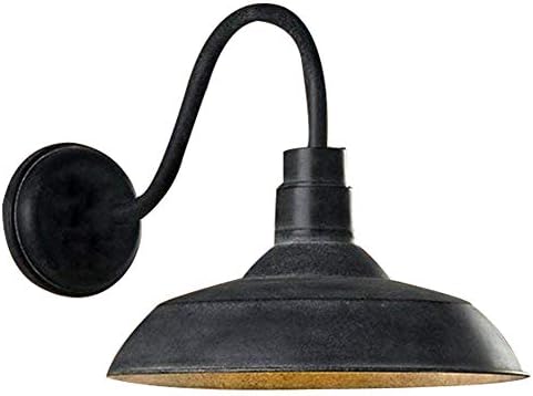LAKIQ Gooseneck Barn Lightย Vintage Wall Sconce Lighting Fixture Farmhouse Wall Lamp Light for Indoor Outdoor