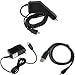 Kyocera Hydro Edge C5215 Combo Rapid Car Charger + Home Wall Charger + USB Data Charge Sync Cable for Kyocera Hydro Edge C5215