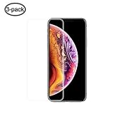 iPhone X Screen Protector, Tempered Glass Screen Protector, 3D Full Frame Curved Edge, 9H Hardness, Easy Installation,Case Friendly for iPhoneX[3-Pack]