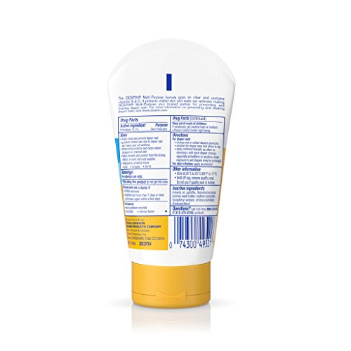 Desitin Skin Protectant and Diaper Rash Ointment MultiPurpose with Vitamins A & D, Travel Size