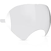 QZQ 45 Pack Peel Off Lens Cover Compatible for 3M 6885, 6000, 6700, 6800, 6900 Series Respirator Mask, Faceshield Protective Cover