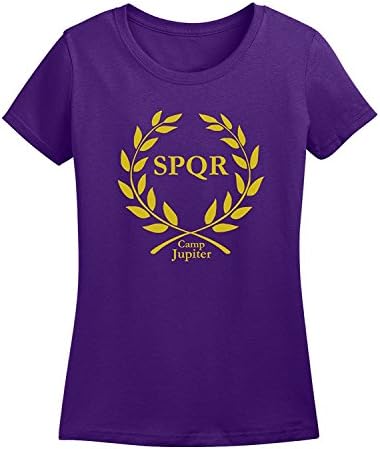 Qukkran Fashion Womens Tee Ladies Camp Jupiter SPQR T-Shirt Short Sleeve