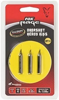 Fox Int Fox Rage Dropshot Ready Rigs Qty 3 7g Hook 4
