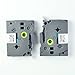 Generic Label Tape, Compatible w/ Brother TZe-231 Black on White Standard Laminated Labeling Tape 1/2