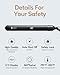 KIPOZI Profession Hair Straightener, 1 Inch Ceramic Flat Iron for Hair Dual Voltage flat Iron with Adjustable Temperature, Digital Dispaly, Blackthumb 3
