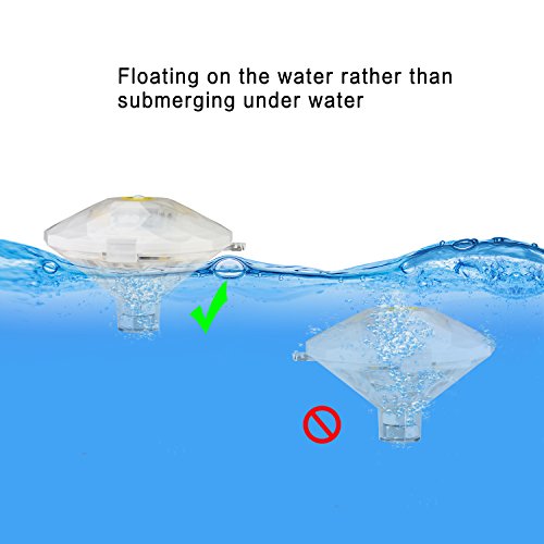 Waterproof Swimming Pool lights, Floating Pool Light Bulb for Pool, Pond, Hot Tub or Party Decorations, Baby Bath Lights for the Tub(7 Lighting Modes), Colorful Bath Toys Bathtub Led Light Toys