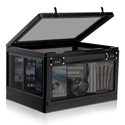 Photo 1 of Large Lock Box for Personal Items, Combination Lockable Storage Box for Office Locker/School/Medicine/Snacks/Phone Jail/Electronic/Home