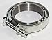 Emusa 3 Inch Mild Steel Exhaust V-band Clamp with Flange Male Female Mild Steel