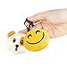 Encheng 32 Pack Emoji Party Favors Emoji Plush Keychain Emoji Party Decorations Supplies Birthday Favors, Small Emoji Keychain for Luggage Backpack Bags & Party Decoration,Car Key Ring Pendant
