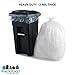 Plasticplace 95-96 Gallon Garbage Can Liners │ 2 Mil │ Clear Heavy Duty Trash Bags │ 61” x 68” (50 Count) (W95LDC)