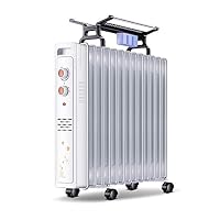 Zhongxingenggeng Portable heater oil-filled radiator thermostat household electric heater energy-saving heating radiator silent thermostat heater