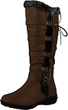 FOREVER AURA-42 Women's Back Lace Up Knee High Boots Winter Shoes