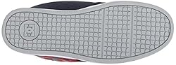 DC Men's Net XE Skate Shoe, Navy/red, 9 Medium US