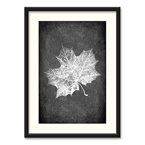 Black Paper Framed for Living Room Bedroom Abstract...