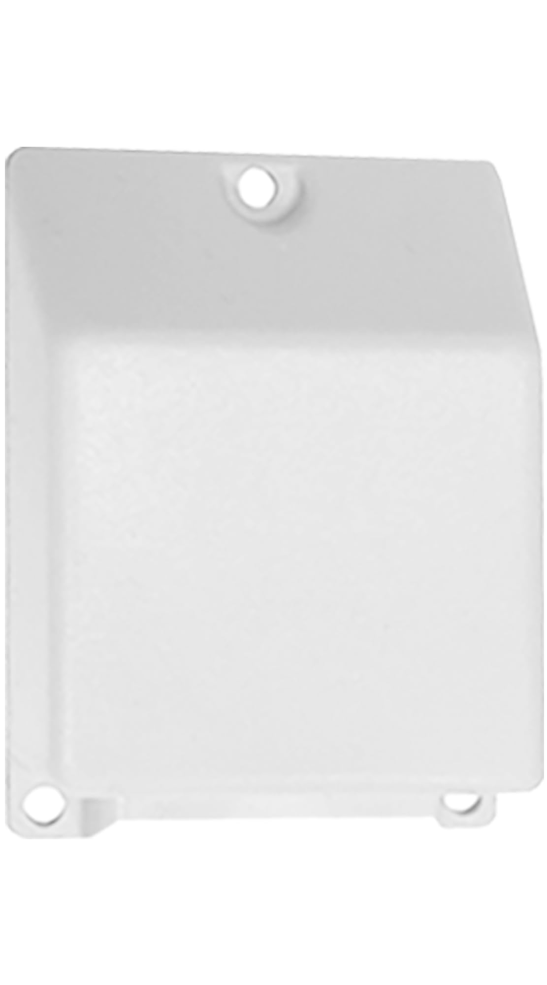 1STec BT Openreach 101A White outdoor underground cable protection capping cover for connecting to BT 25 or Bend No. 4 Protects the wall entry point and telephone broadband drop wire feed from damage