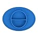 Silicone Baby Plate Safe Mini Feeding Placemat For Toddler,Kids,Infant With Strong Suction , FDA Approved, BPA Free (Dark Blue)