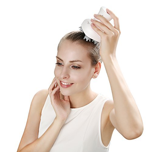 Naipo & Breo Scalp Massager Portable Head Massage with Replaceable Facial Cleaning Brush for Head Muscle Relax and Facial Cleaning Health & Household, Wellness & Relaxation, Massage Tools & Equipment, Massage Tools, Scalp Massagers
