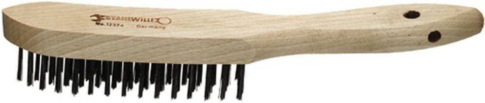 Stahlwille 77090000 12374 Wire Brush, 4 Rows, 290mm Legth, Pack of 10