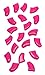 Purrdy Paws 40-Pack Soft Nail Caps for Dogs Claws Lipstick Pink Medium
