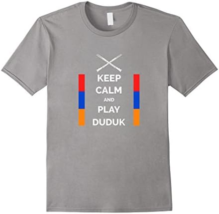 Mens keep Calm And Play Duduk Small Slate