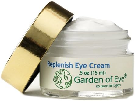 Garden of Eve Replenish Eye Cream (Sensitive)(Anti-aging, Moisturizing, Anit--wrinkle (Certified Organic Ingredients)Fragrance-Free (No synthetic ingredients)-.5 o z