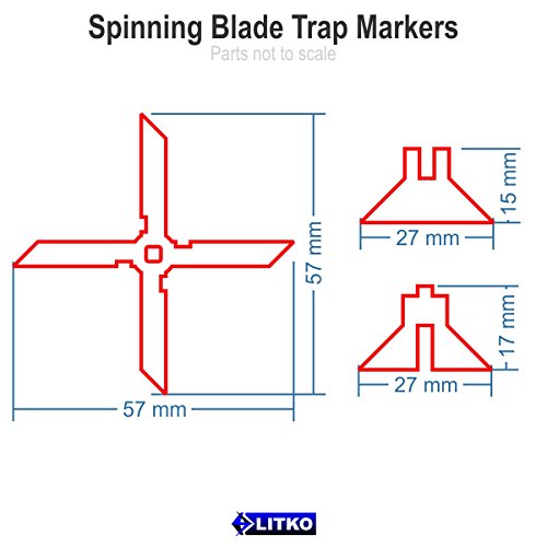 Fantasy RPG, Spinning Blade Trap Markers (2)