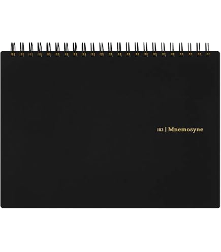 Amazon.com : Maruman Mnemosyne Grid Notebook- Vertical A7, 2.91
