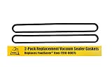 Upper and Lower Gasket Replacements for FoodSaver (2 Foam Gaskets) - Fits V2200, V2400, V2800, V3000, V3200 Series Vacuum Sealers (Replaces Food Saver T910-00075) by OutOfAir