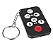MOSTOP Remote Mini Black 7 Buttons Universal TV Remote Control and Keychain Newly Released New Mini Type Appearance Universal TV Remote Control Has Power-off Protection Function to Replace Batteries
