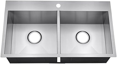 Golden Vantage 30-Inch (30"x20"x9") Apron Farmhouse Handmade Stainless Steel Kitchen Sink- Single Bowl Space Saving Kitchen Sink - Kitchen Sink with Drain Strainer Kit and Dish Grid
