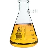 EISCO Filtering Flask, 250ml, borosilicate glass ( Single Flask) 50ml graduations with integrated side arm