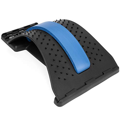 Lumbar Back Stretcher by Pebble & Stone for Lower Back Pain Relief