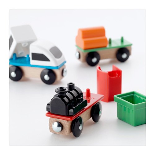Modern 3-piece Train Set LILLABO by IKEA
