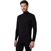 32 Degrees Heat Men’s Lightweight Baselayer Mock Neck – Thermal Long Sleeve Top for Winter Layering