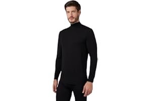32 Degrees Heat Men's Lightweight Mock Base Layer Thermal Top | Form Fitting | Long Sleeve| 4-Way Stretch