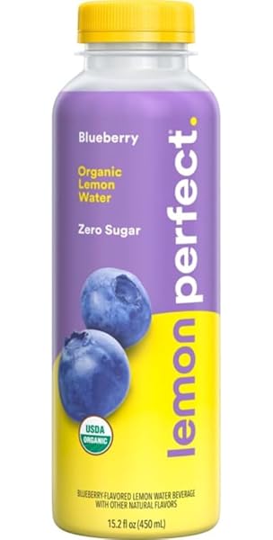 LEMON PERFECT BLUEBERRY, HYDRATING FLAVORED LEMON WATER, ZERO...