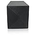 MDF Sub Woofer Enclosure Box [Black] for Single JL Audio W6v3 Car Subwoofer | ¾ Premium MDF Construction | Made in U.S.A. (12