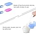 Travel Bottles, Wedama Leakproof Silicone Travel Containers TSA Approved SqueezableTravel Bottles & Accessories (3oz/ 6Pack)