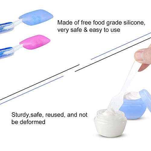 Travel Bottles, Wedama Leakproof Silicone Travel Containers with 6 Pcs TSA Approved Squeezable 3 oz Travel Bottles & Accessories for Cosmetic Shampoo Conditioner Lotion Soap Liquids Toiletrie