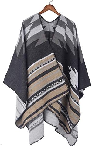 ロプクス Lopks 大判ストール ポンチョ マフラー オルテガ チェック 無地 ストール エスニック柄 羽織り ショール 21色